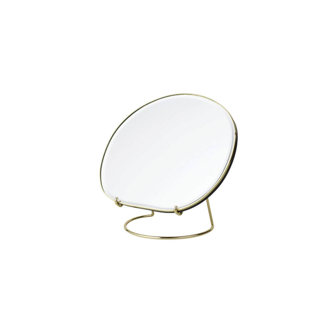 Pond Table Mirror: Dark Chrome