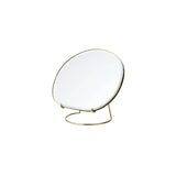 Pond Table Mirror: Dark Chrome