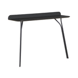 Tree Console Table: High + Charcoal Black + Without Shelf