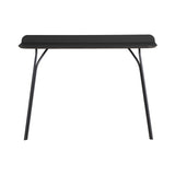 Tree Console Table: High + Charcoal Black + Without Shelf