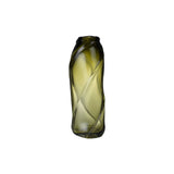 Water Swirl Vase: Moss Green