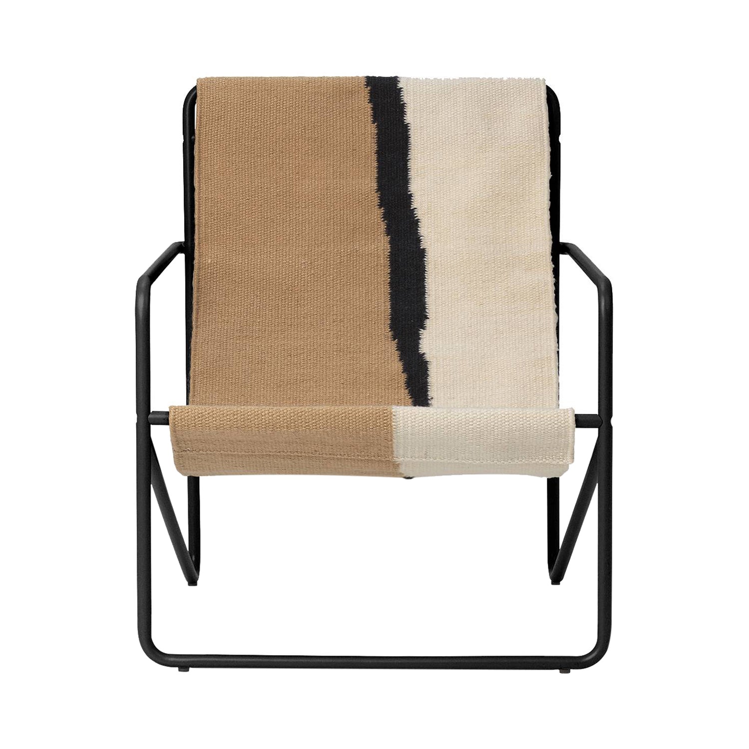 Desert Lounge Chair: Soil + Black