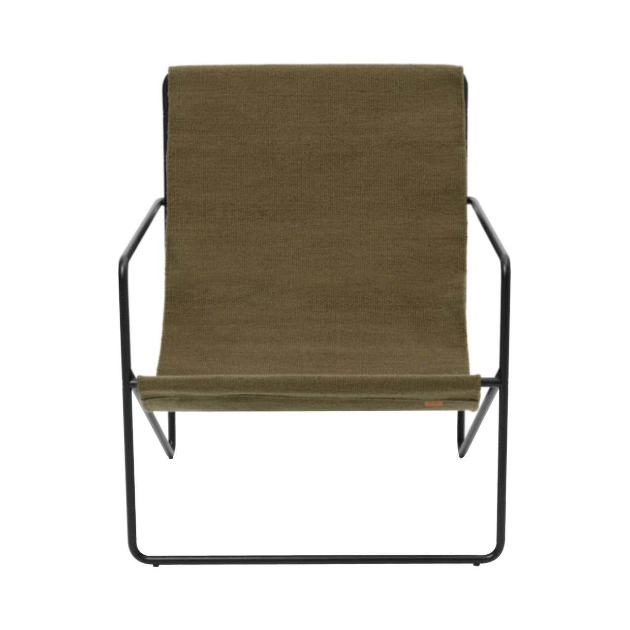 Desert Lounge Chair: Olive + Black