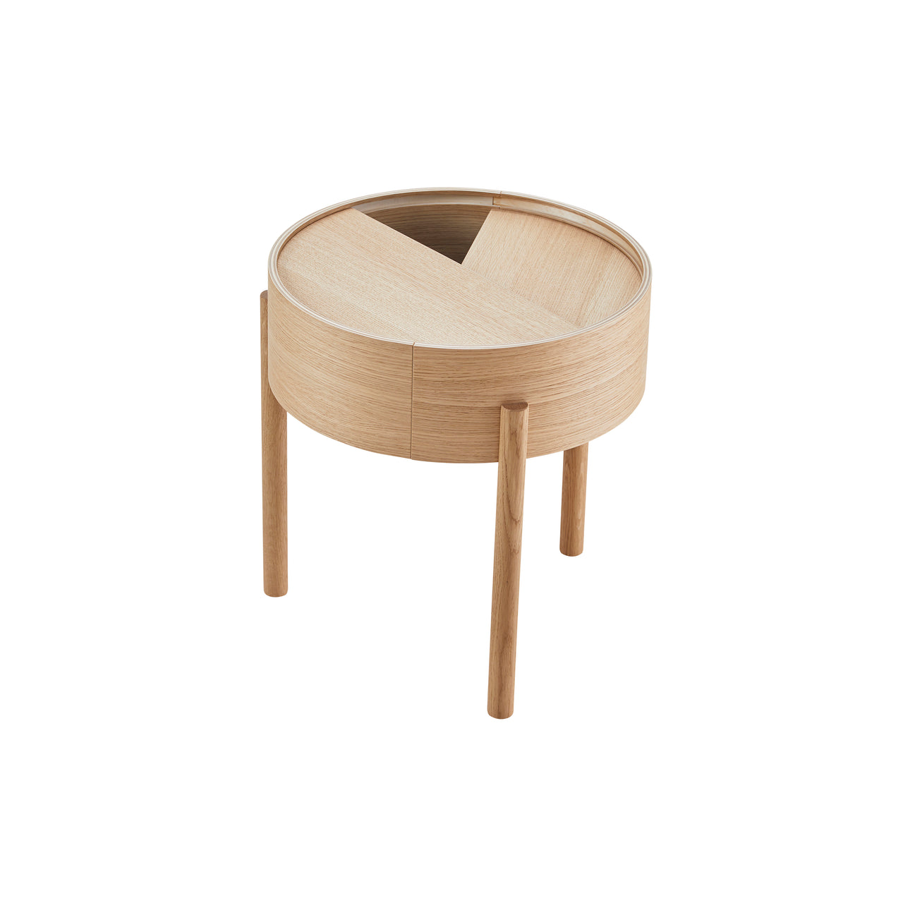 Arc Side Table: Oiled Oak