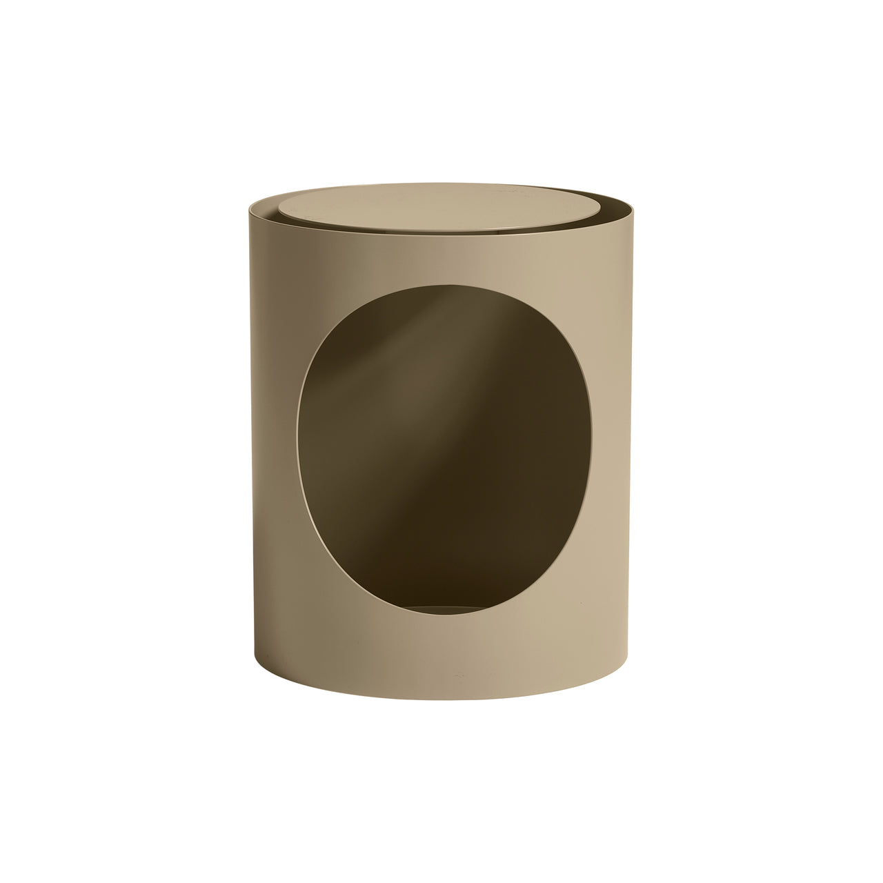 Tabl Side Table: Grey Beige