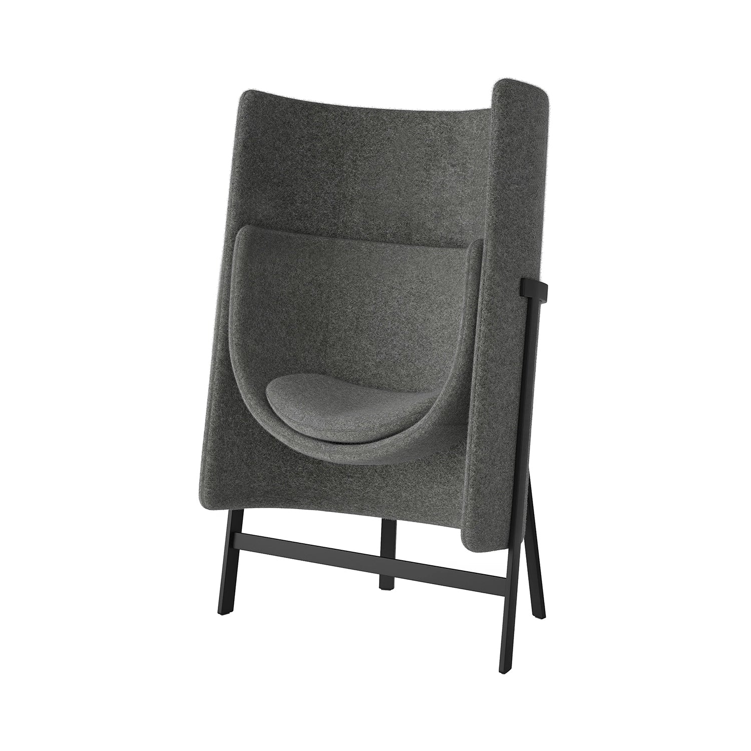 Kite Highback Lounge Chair: Narrow