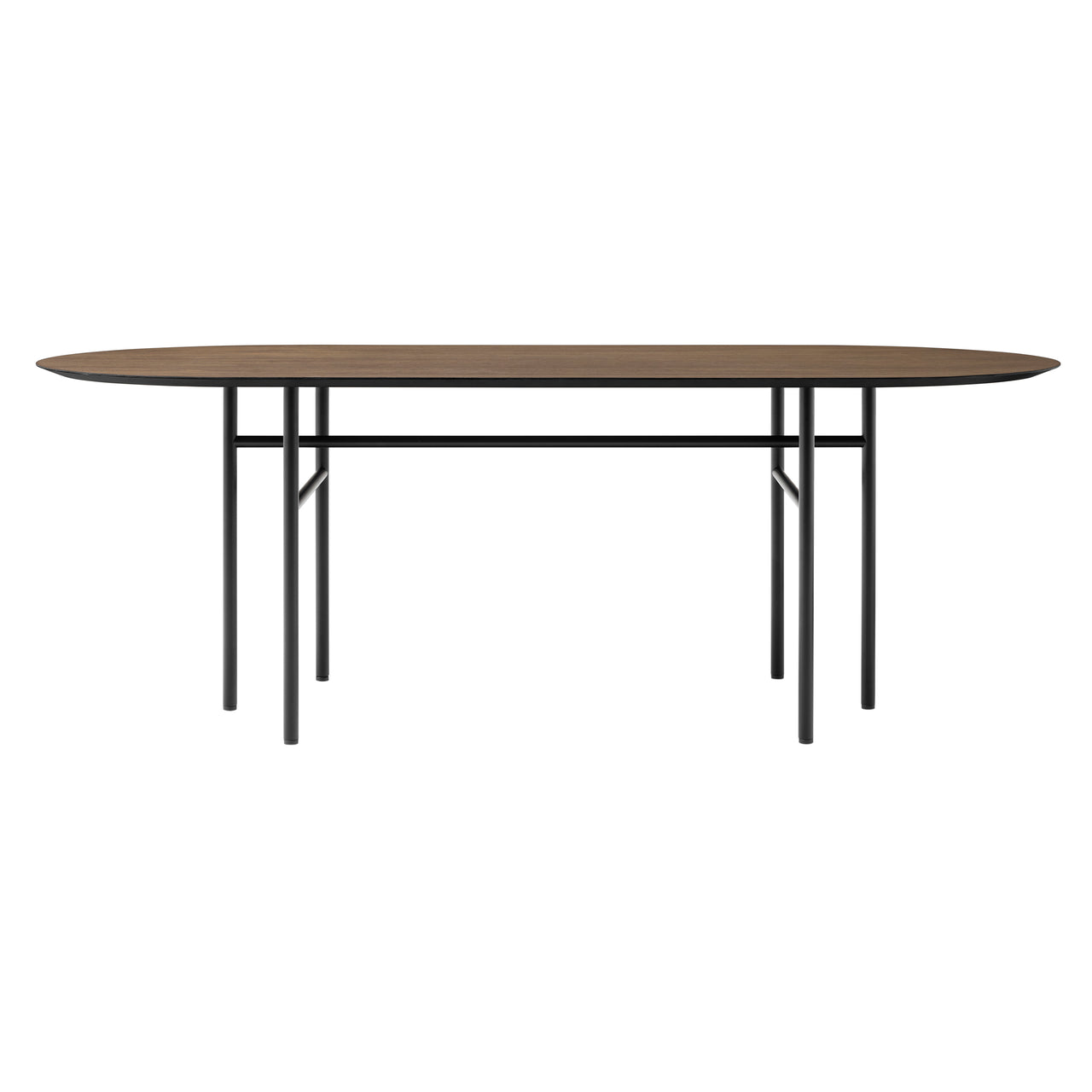 Snaregade Oval Table: Dark Stained Oak