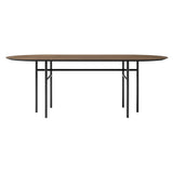 Snaregade Oval Table: Dark Stained Oak