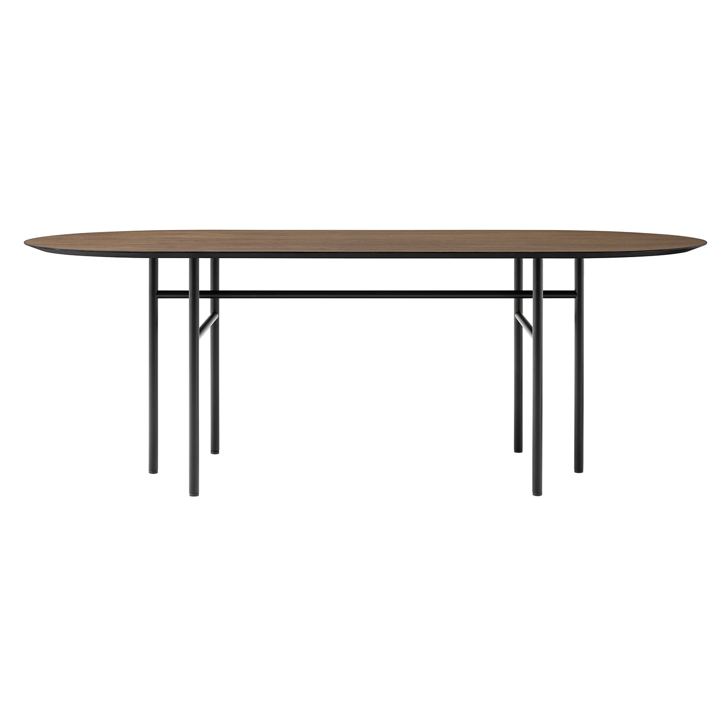 Snaregade Oval Table: Dark Stained Oak