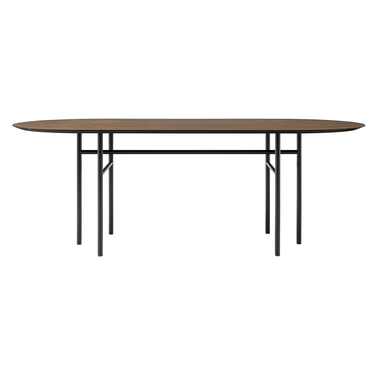 Snaregade Oval Table: Dark Stained Oak