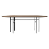 Snaregade Oval Table: Dark Stained Oak