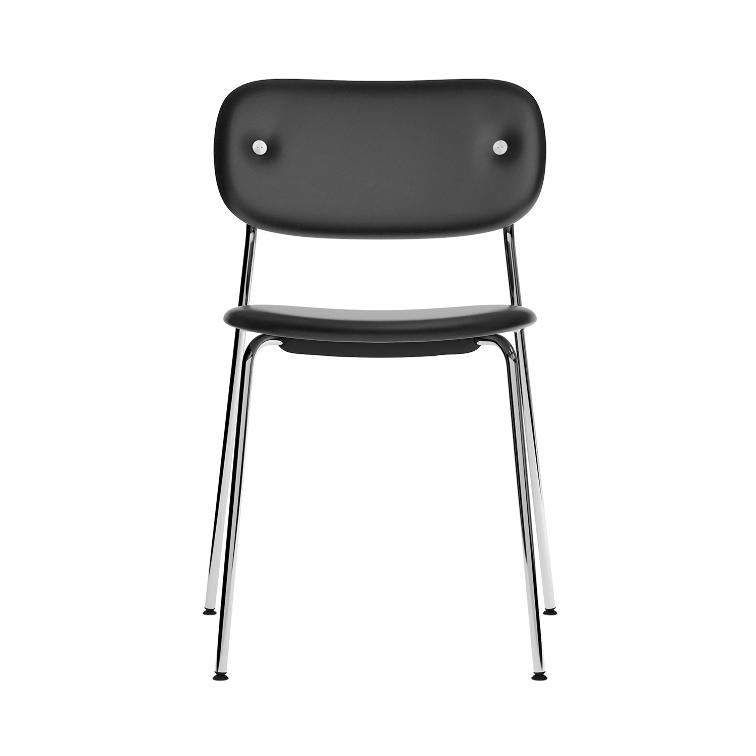 Co Chair: Fully Upholstered + Chrome