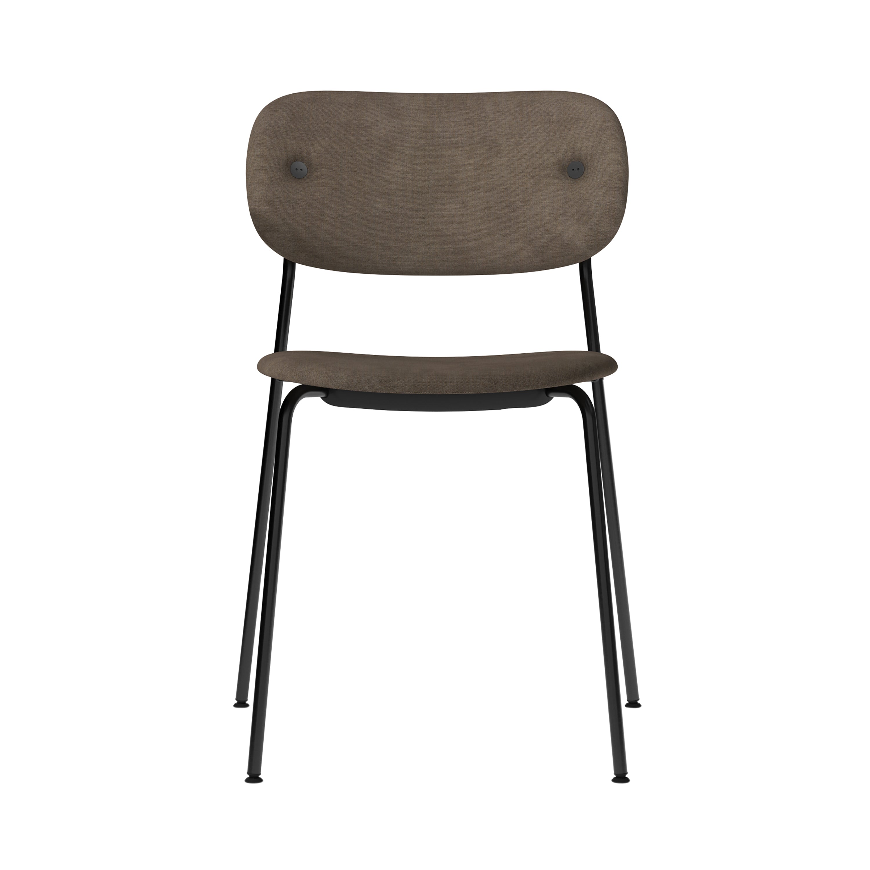 Co Chair: Fully Upholstered + Black