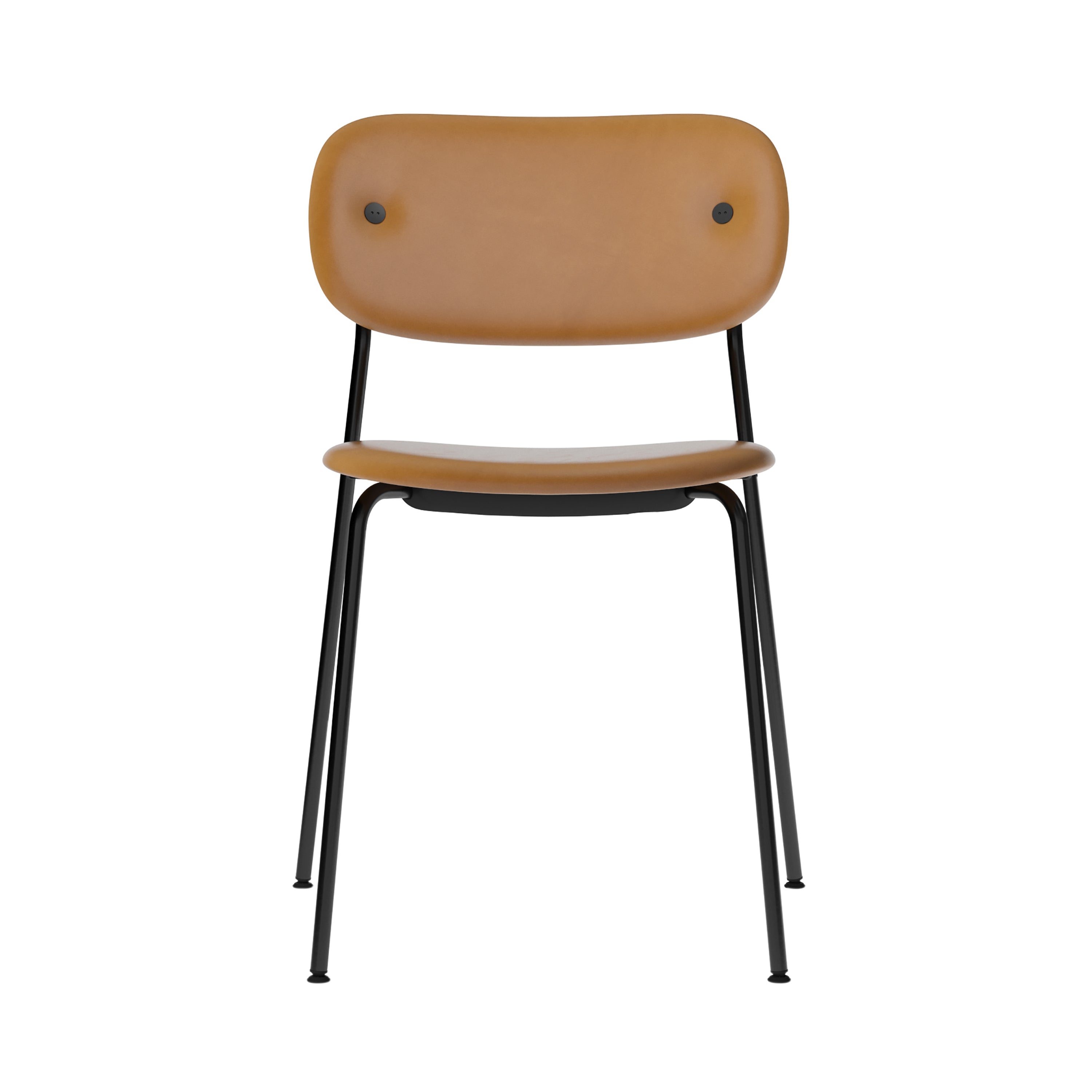 Co Chair: Fully Upholstered + Black + Dakar 0250