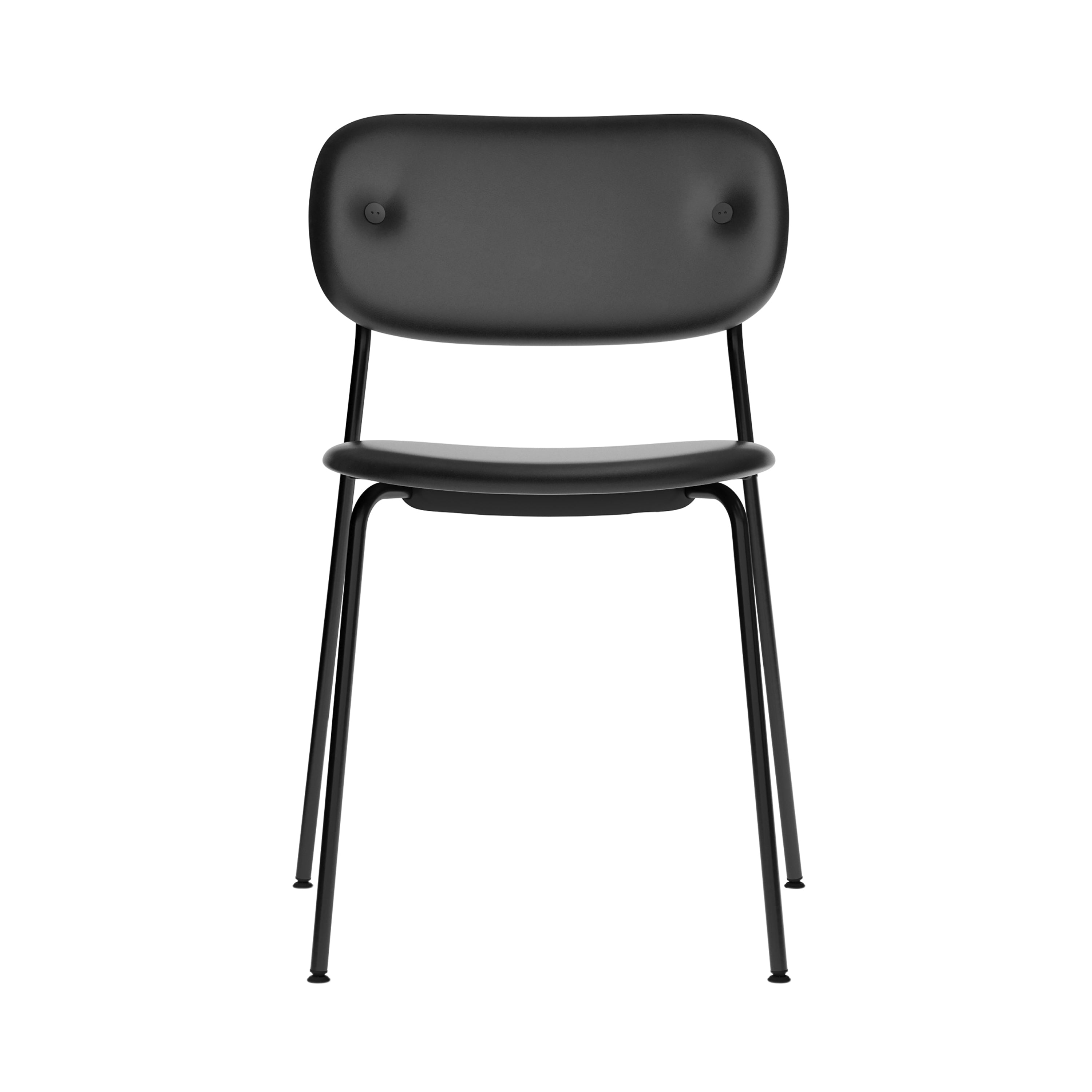 Co Chair: Fully Upholstered + Black