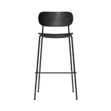 Co Bar + Counter Chair: Wood + Bar + Black Oak