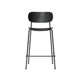 Co Bar + Counter Chair: Wood + Counter + Black Oak