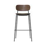Co Bar + Counter Chair: Seat Upholstered + Bar + Dark Stained Oak + Remix 0233