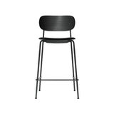 Co Bar + Counter Chair: Seat Upholstered + Counter + Black Oak + Dakar 0842