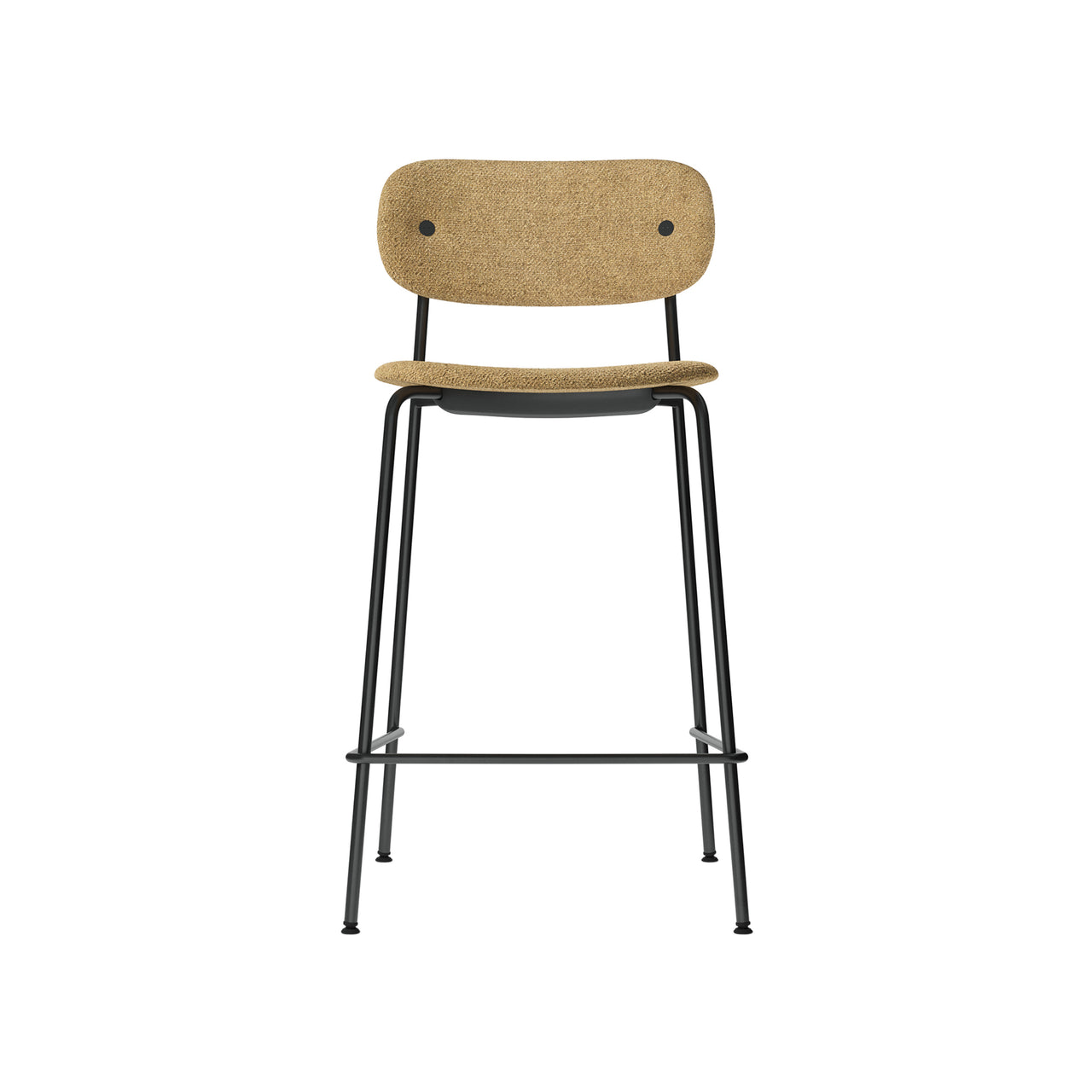 Co Bar + Counter Chair: Fully Upholstered + Counter + Boucle 06