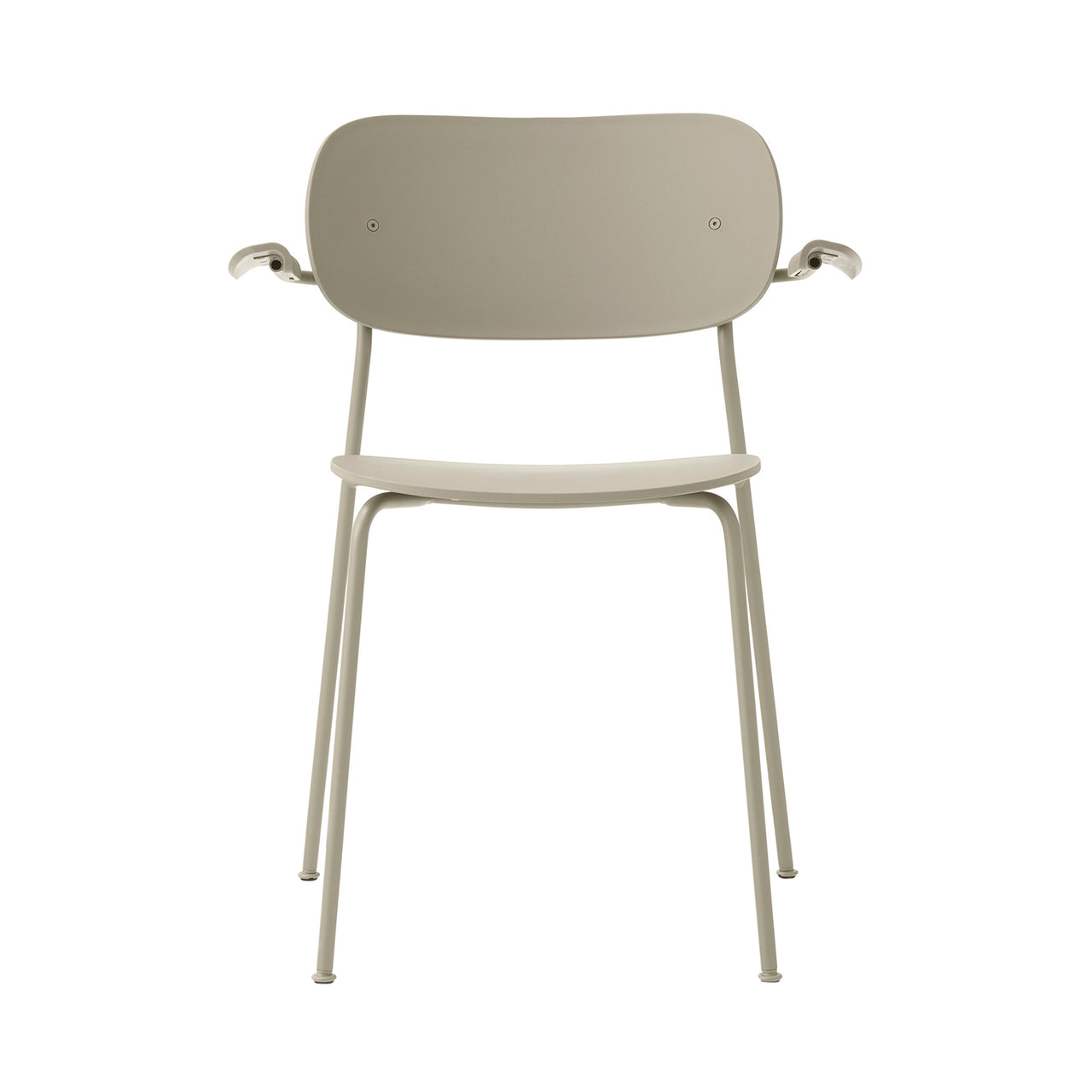 Co Outdoor Dining Chair: Quick Ship + With Armrest + Olive