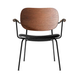 Co Lounge Chair: Seat Upholstered + Dark Stained Oak 