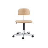 Kevi 2533 Chair: Size A + Oak Veneer + With Tilt