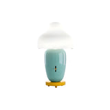 Chinoz Table Lamp: Green + Ochre