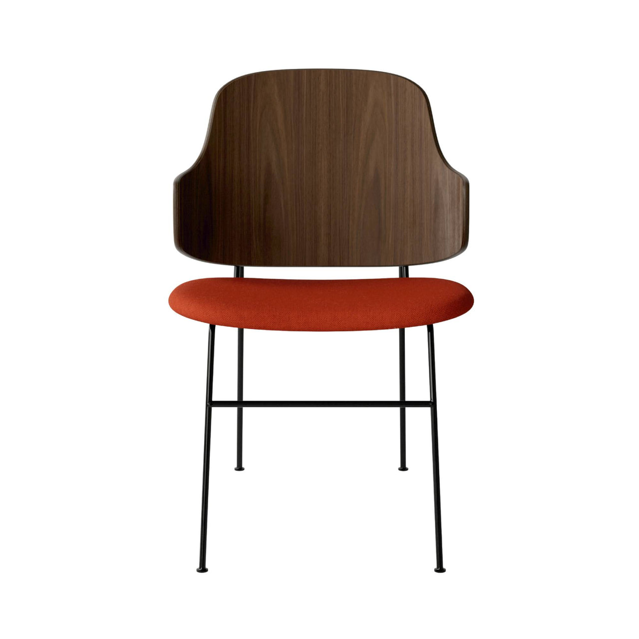 The Penguin Dining Chair: Upholstered + Walnut + Hallingdal 65 600