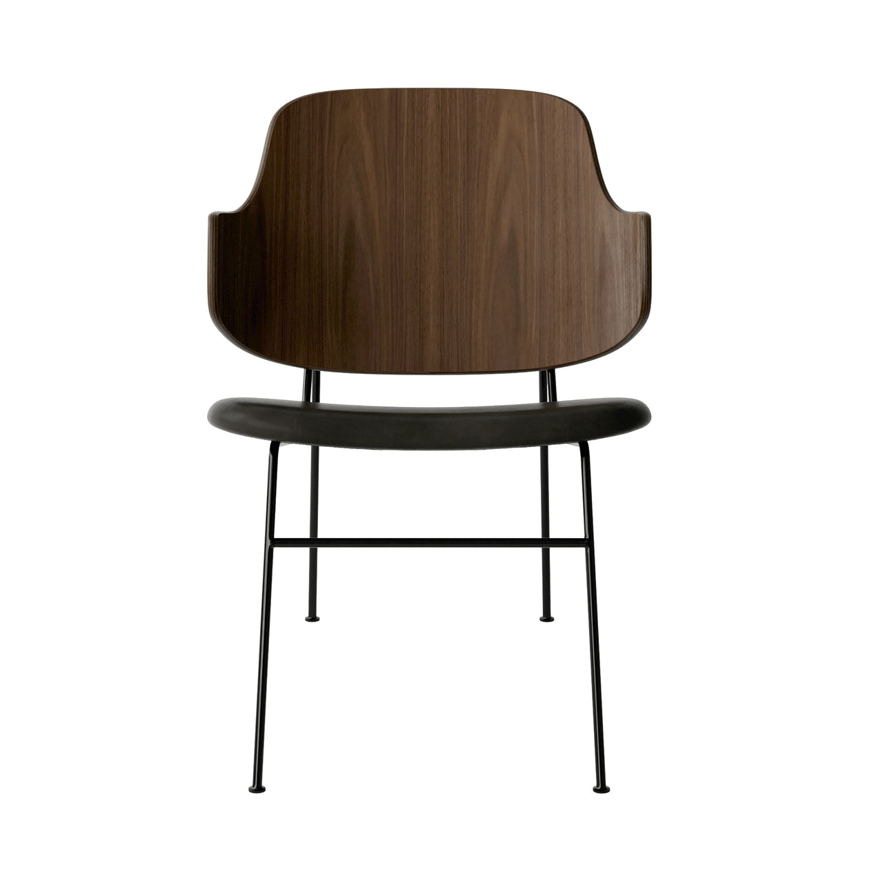 The Penguin Lounge Chair: Seat Upholstered + Walnut + Dakar 0842