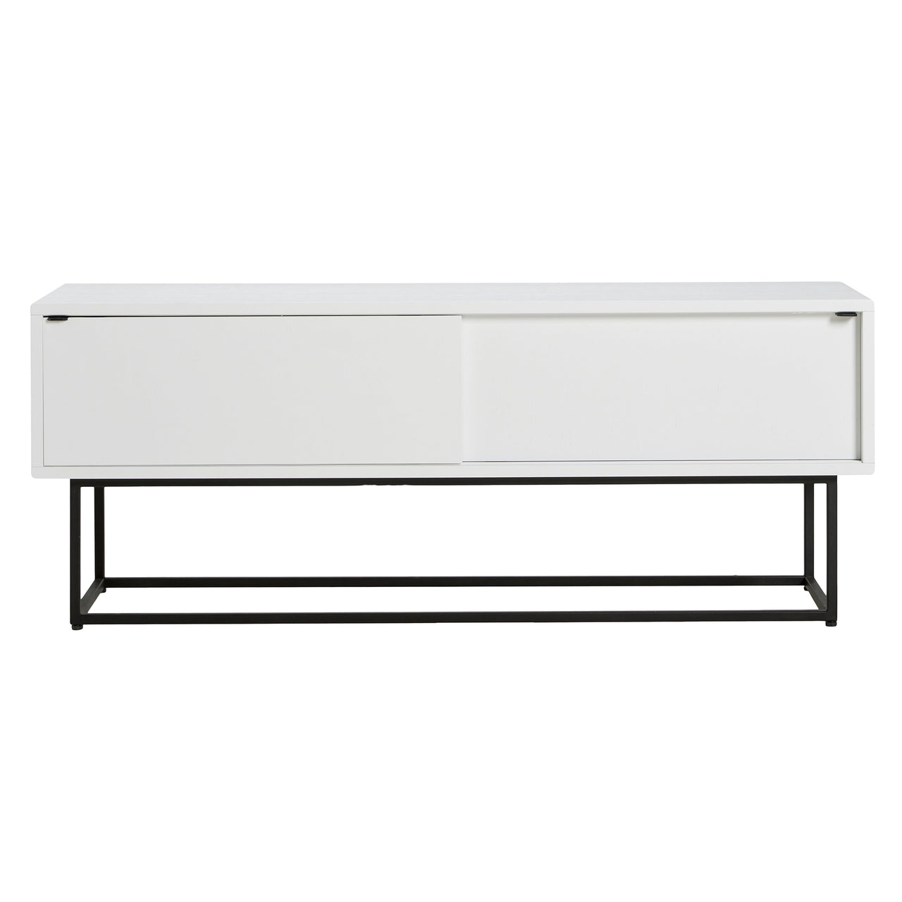 Virka Low Sideboard: White Painted Oak