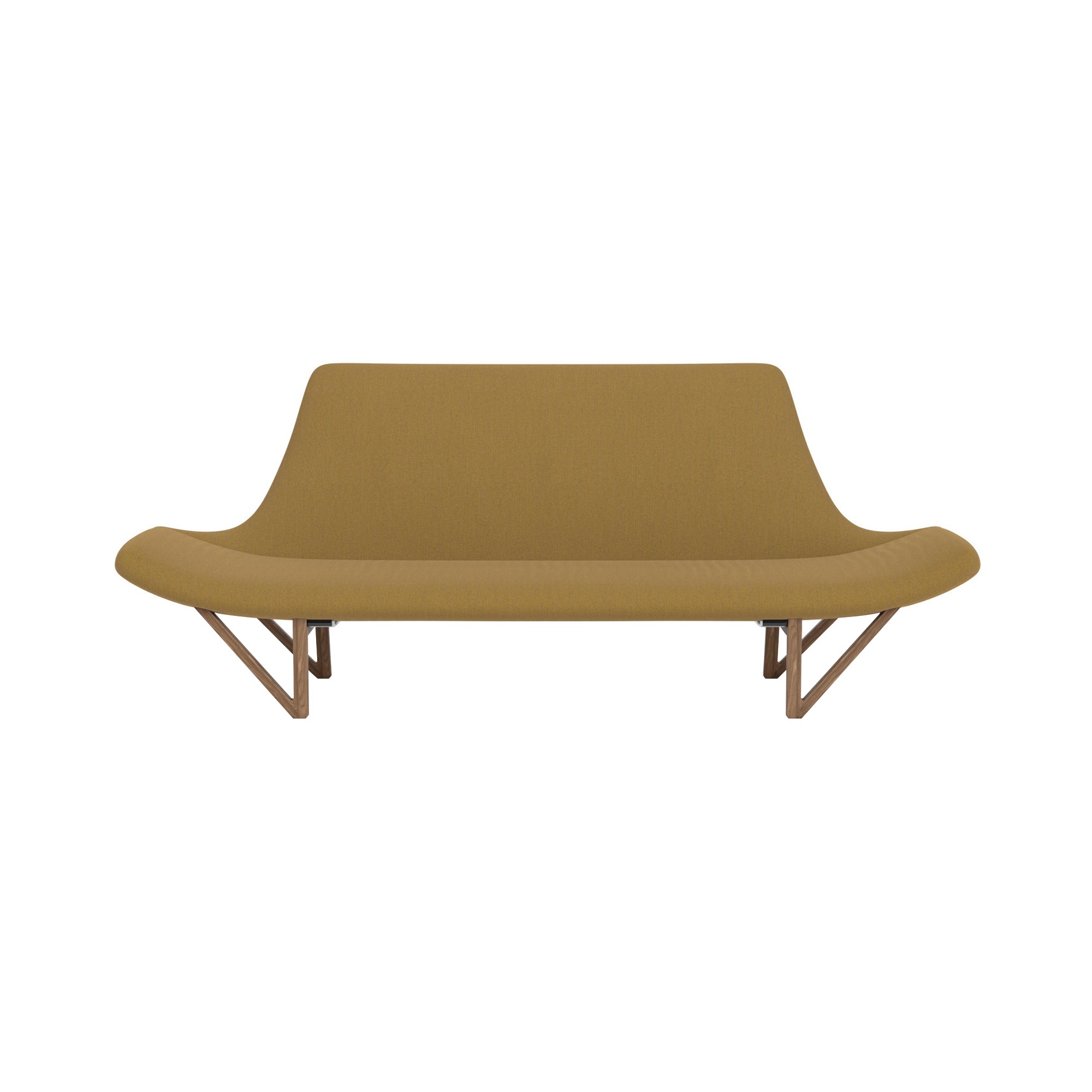 Pagode Sofa: Walnut + Re-wool 0448
