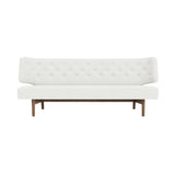 Radiohus 2 Seater Sofa: Without Button + Walnut + Hallingdal 65 0110
