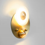 Naboo Wall Light: Recessed - Diffuser + Spot