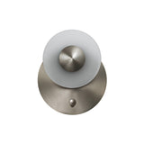 Naboo Wall Light: Recessed - Diffuser + Satin Nickel + Satin Nickel