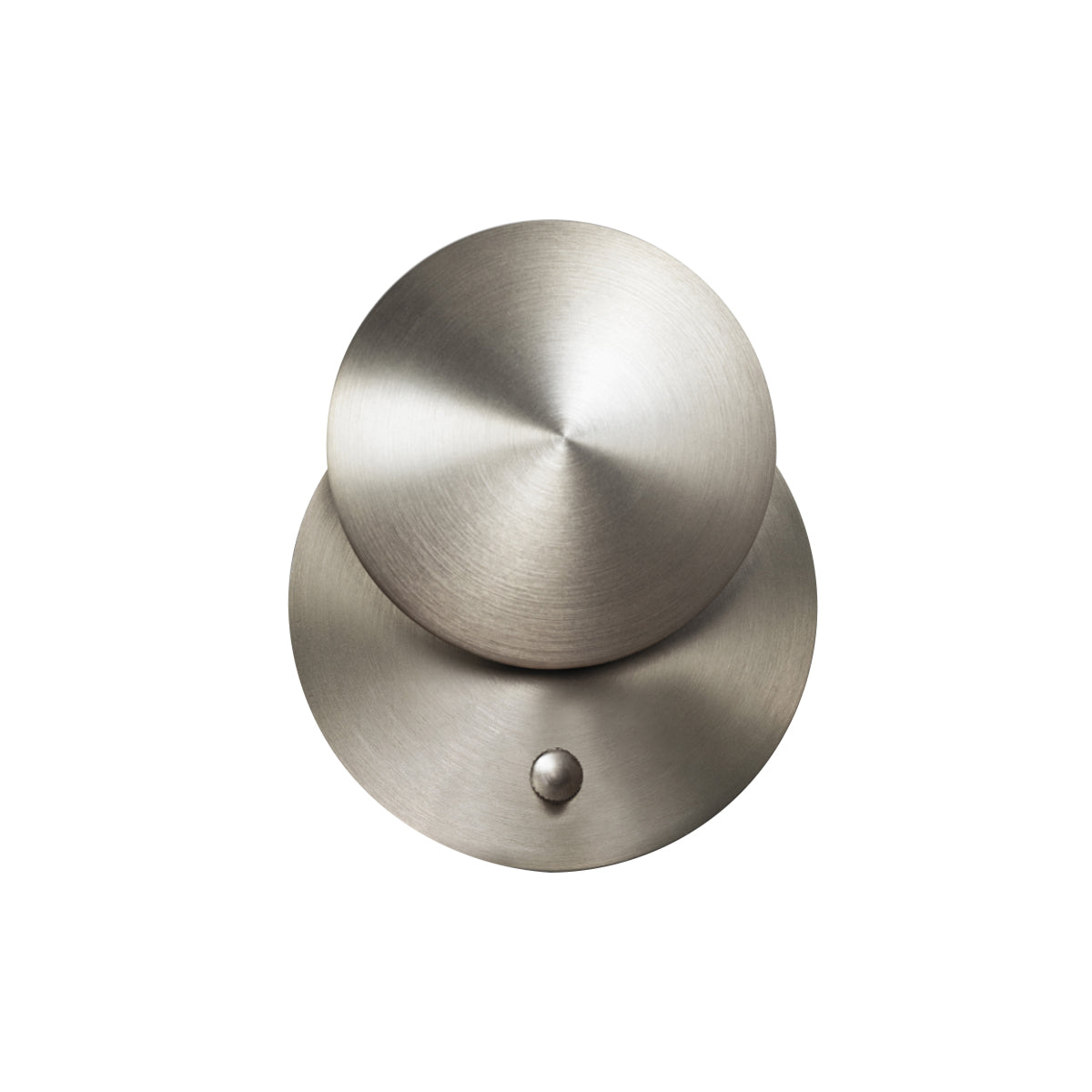 Naboo Wall Light: Recessed - Reflector + Satin Nickel + Satin Nickel