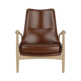 The Seal Lounge Chair: High + Natural Oak + Dakar 0329