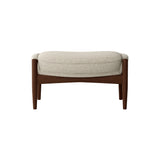 The Seal Ottoman: Walnut + Re-Wool 0218