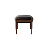 The Seal Ottoman: Walnut + Dakar 0842