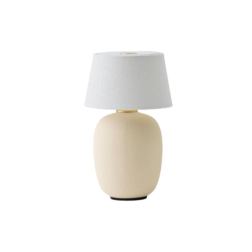 Torso Portable Table Lamp: Sand