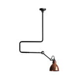 Lampe Gras N°312 Ceiling Lamp: Raw Copper + Round