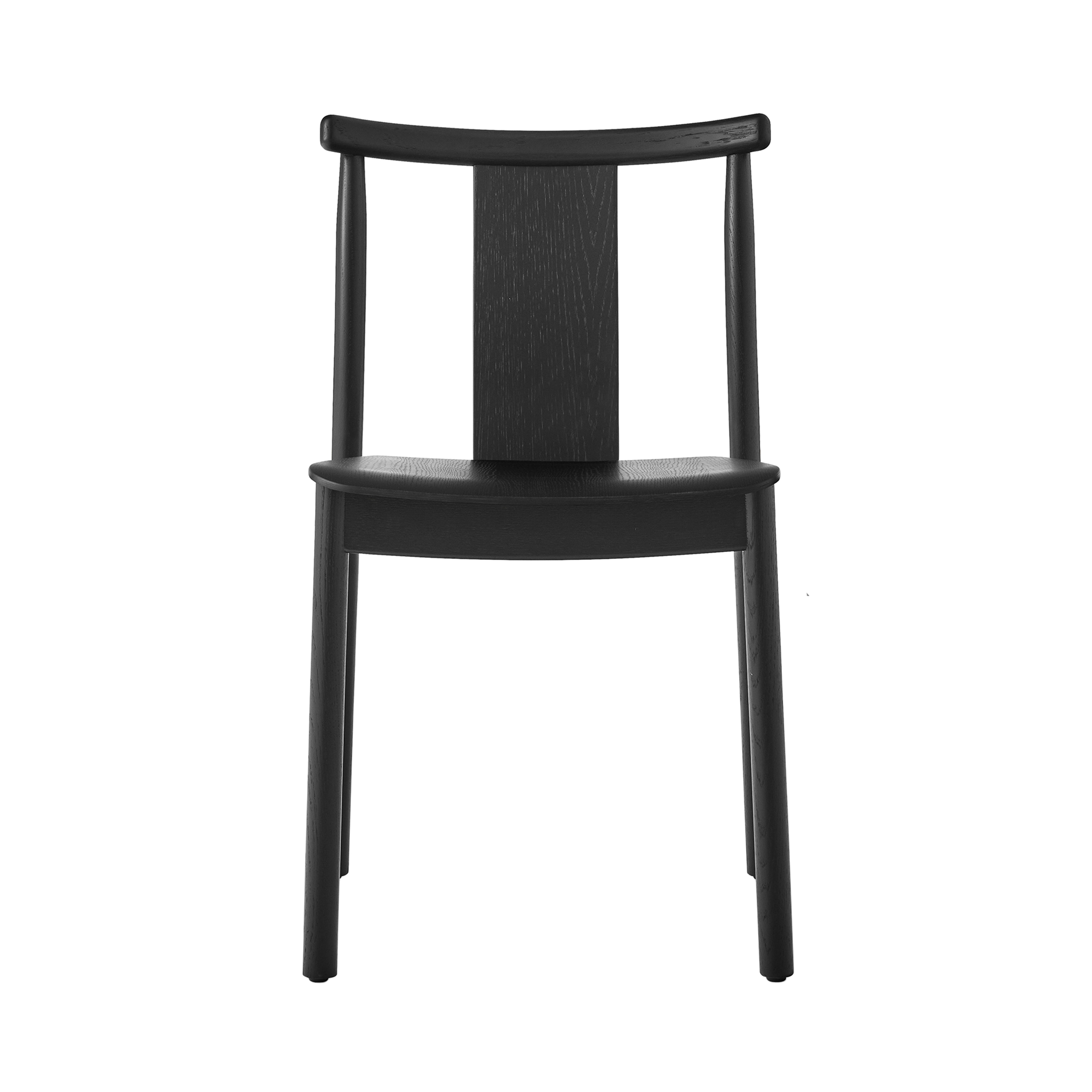 Merkur Dining Chair: Without Armrest + Black Oak