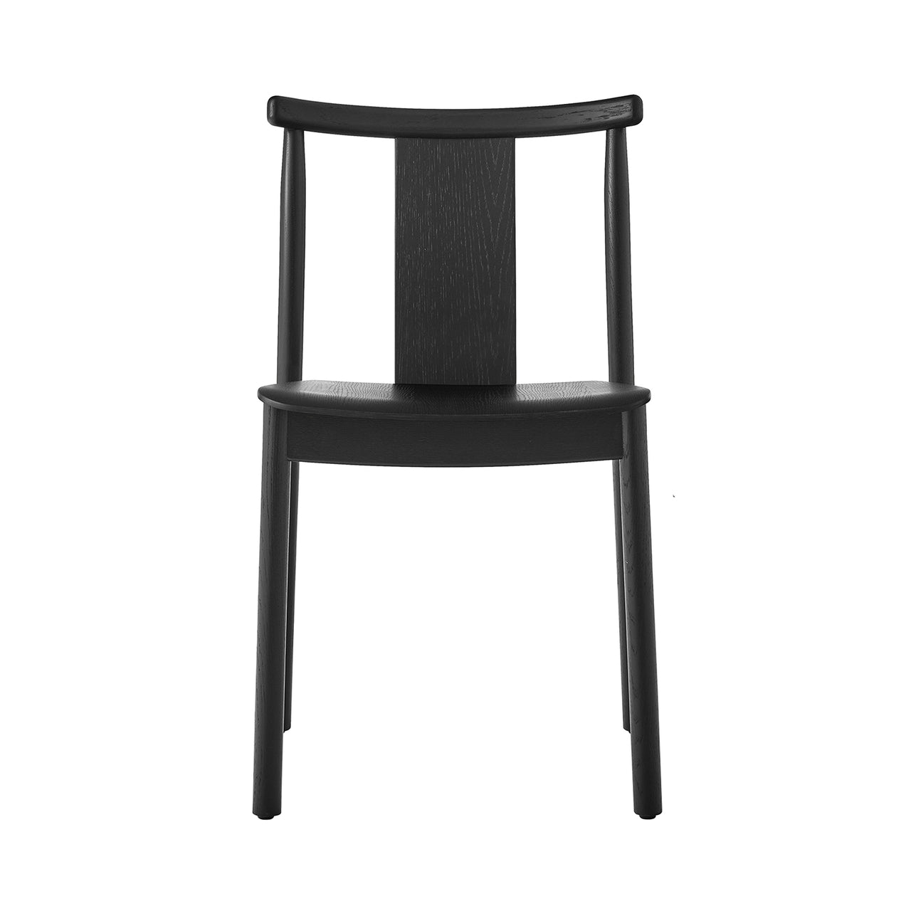 Merkur Dining Chair: Without Armrest + Black Oak