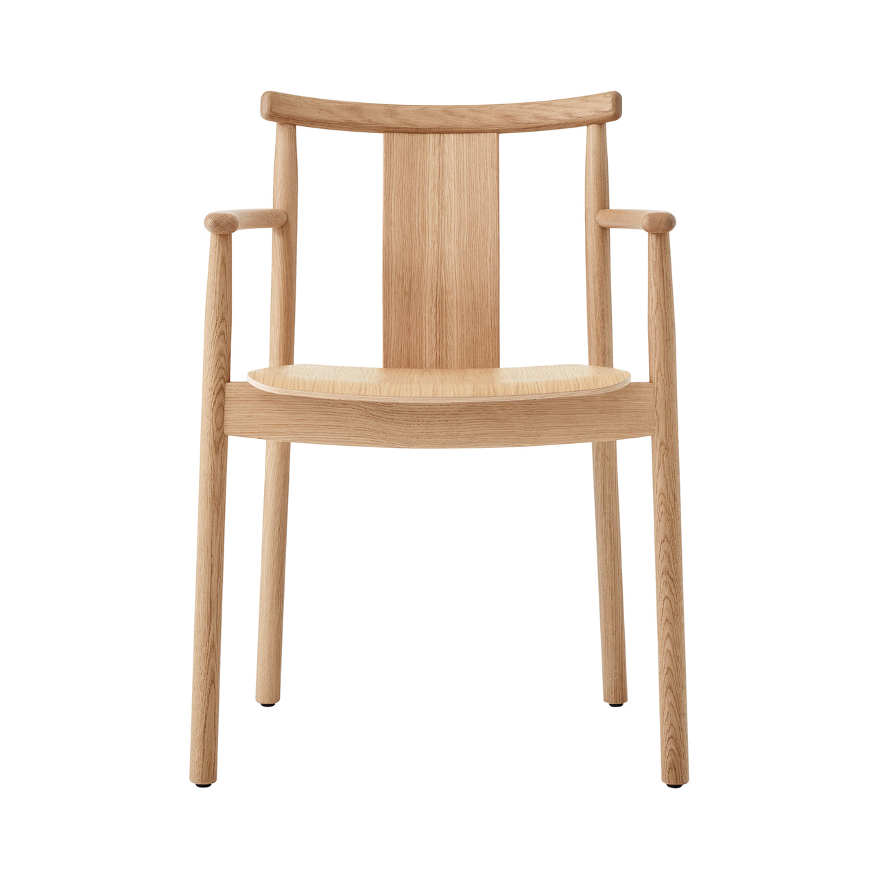 Merkur Dining Chair: With Armrest + Natural Oak