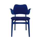 Gesture Dining Chair: Seat + Back Upholstered + Color + Dark Blue