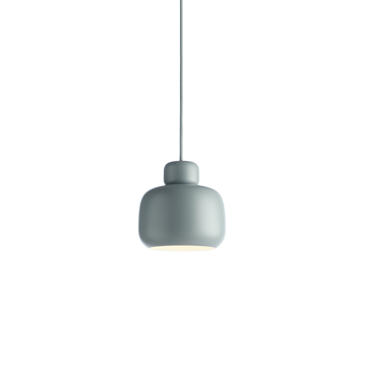 Stone Small Pendant Light: Mint