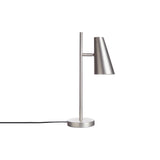 Cono Table Lamp: Satin Plated