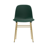 Form Chair: Brass + Green