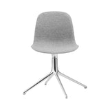 Form Chair: Swivel Upholstered + Aluminum + Without Casters