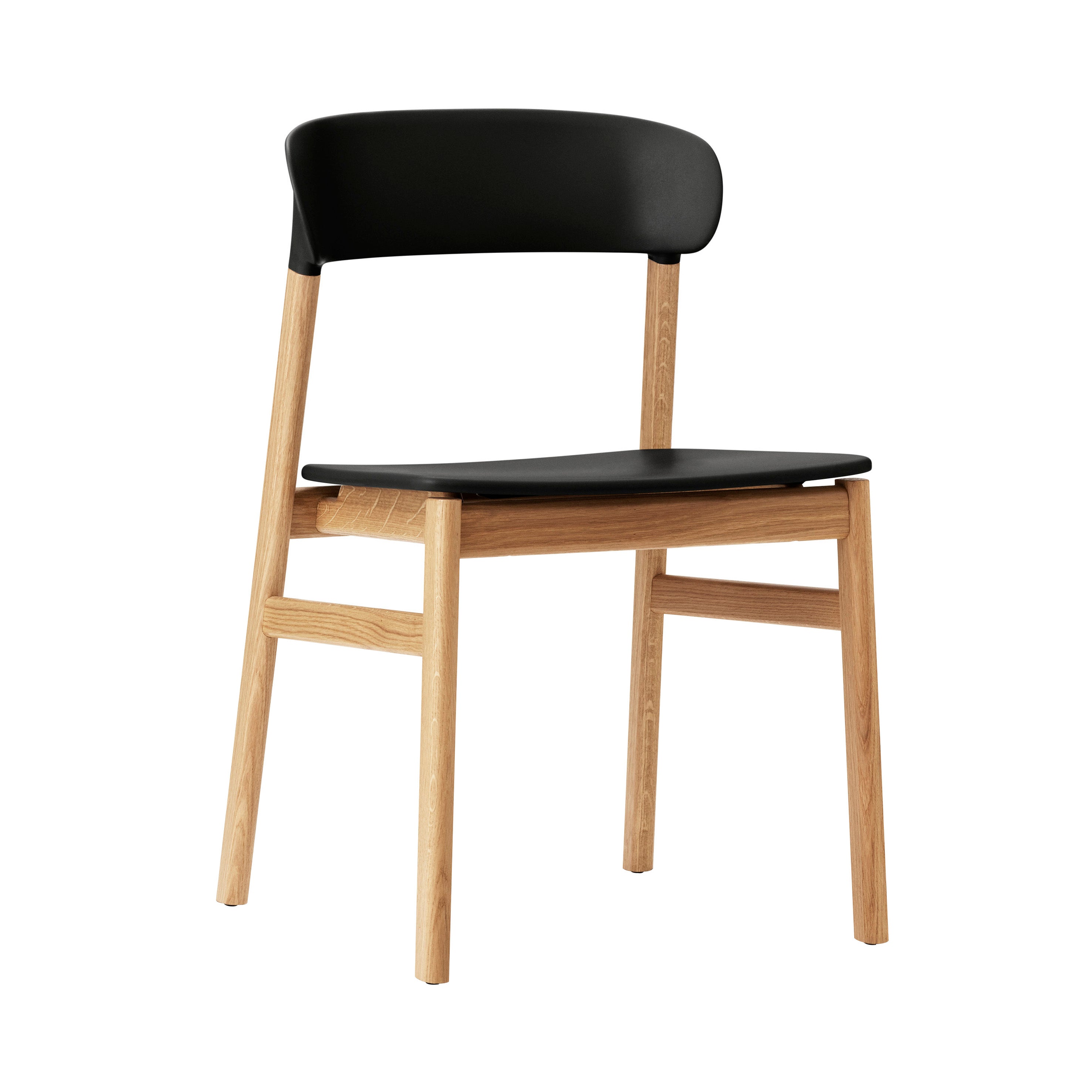 Herit Chair: Oak + Black